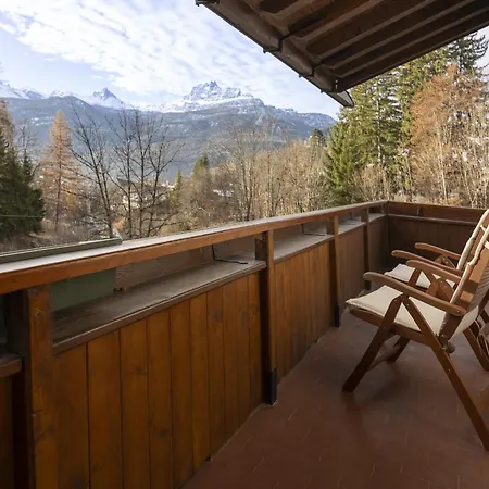 公寓 Casa Funivia 2, With Panoramic Balcony 科尔蒂纳丹佩佐